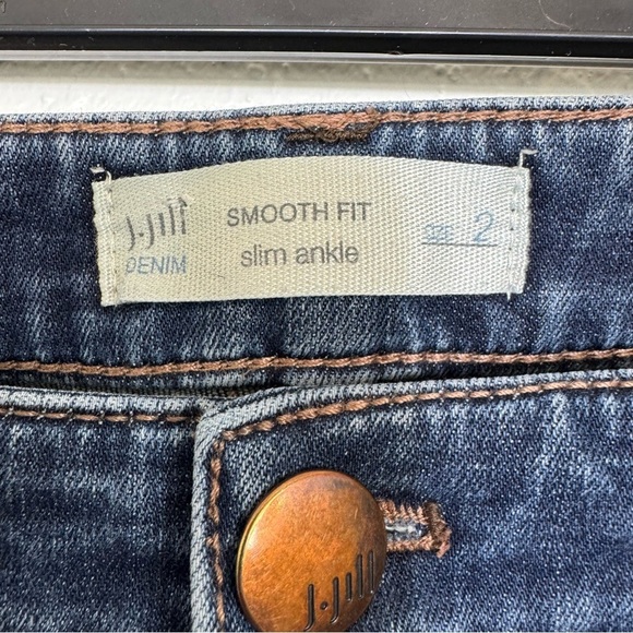 J‎ Jill jeans smooth fit slim ankle size 2 cropped mid rise denim jeans - Picture 5 of 10